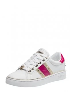 Baskets à Paillettes GUESS Ref 53734 WHITE FUSHIA