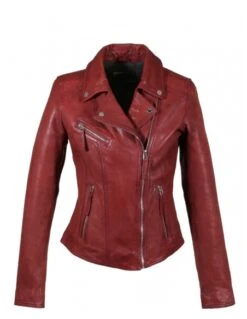 Blouson En Cuir Oakwood Ref 53700 Clips 6 Feu