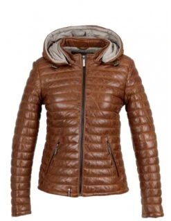 Doudoune En Cuir Oakwood Ref 54346 Powerful Cafe