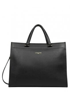 Grand Sac Cabas Lancaster Ref 64227 Noir In Nu 38*29*13 cm