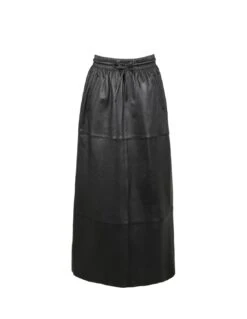 Jupe En Cuir Oakwood Alabama REF 53695 Noir