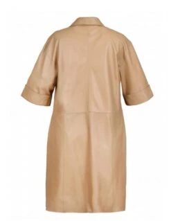 PALLAS Cuir Boutique -PALLAS Cuir Boutique robe en cuir oakwood cover ref 55791 beige 1