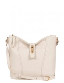 Sac Porte Travers Hexagona Ref 64980 Ivoire 27*23*10 Cm